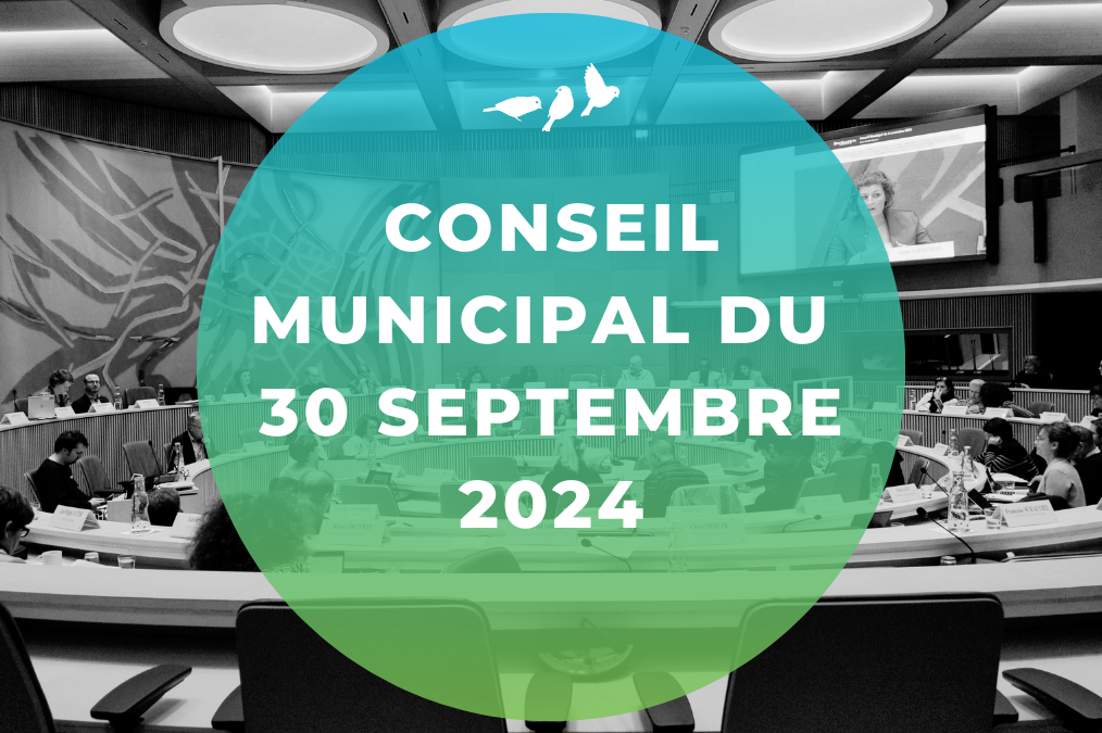 Conseil municipal du 30 septembre 2024